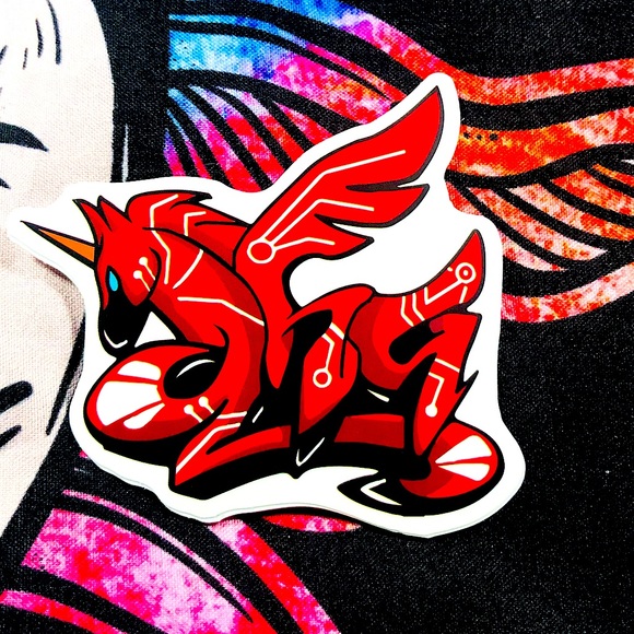 Pegasus Single Decor Accent Waterproof Sticker - Picture 1 of 3